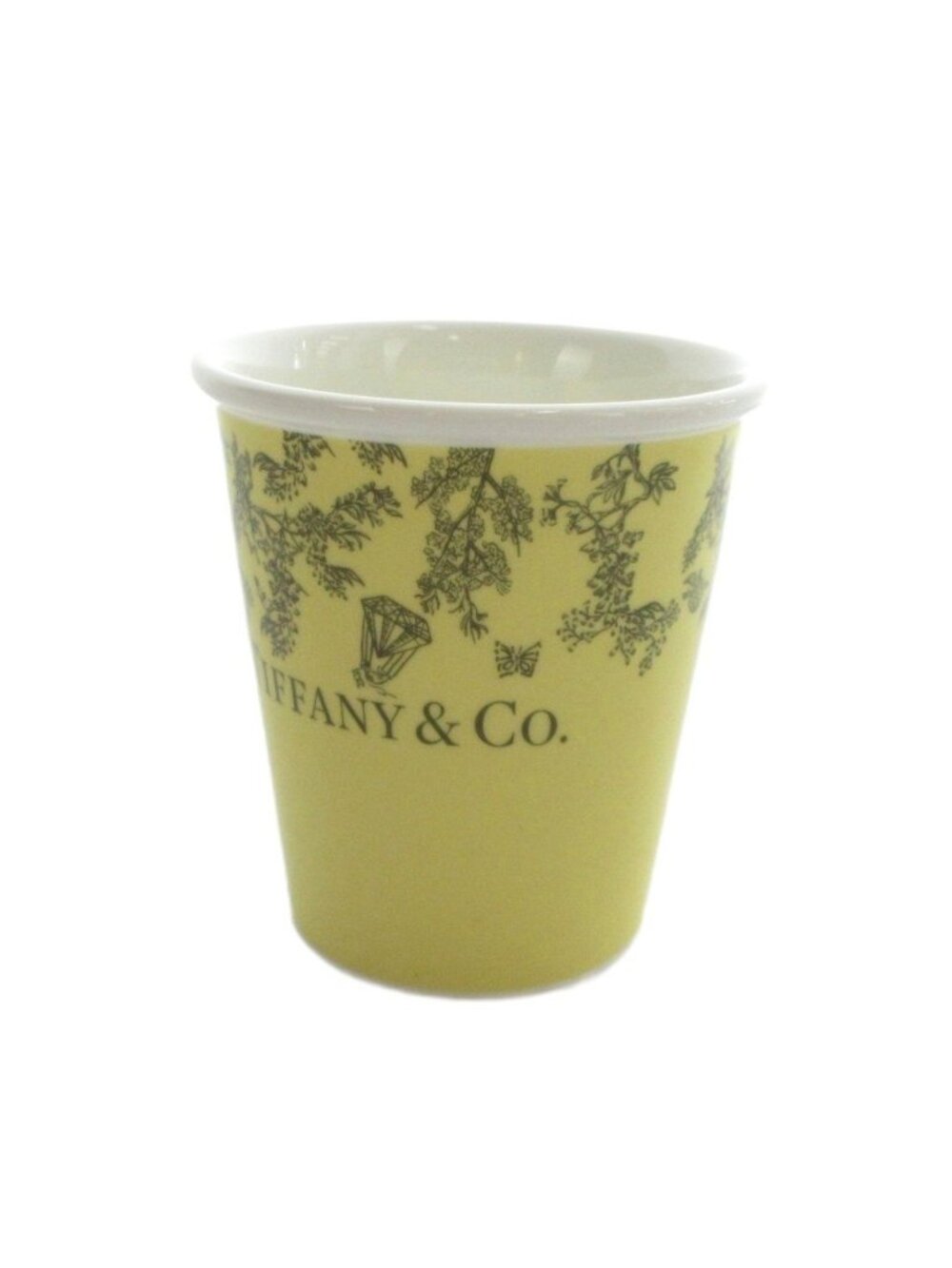 Tiffany & Co Wonder Coffee Cup Mug Tableware Cup Logo on Line Limited Yellow